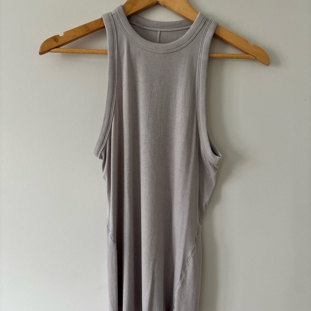 Lululemon Athletica Light Gray Tank Top